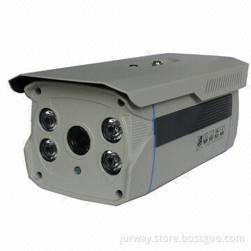 Weather-proof IR Camera with 650TVL, 4 IR-III LEDs, IR Lens, CS Mount, OSD Menu